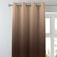 BHS interio Premium Customized Plain Blackout Curtain with Lining for Doors & Windows, Brown