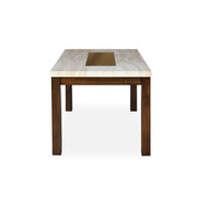 Nilkamal Elanza Solid Wood 6 Seater Dining Set (Antique Cherry)