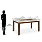 Nilkamal Elanza Solid Wood 6 Seater Dining Set (Antique Cherry)
