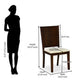 Nilkamal Elanza Solid Wood 6 Seater Dining Set (Antique Cherry)