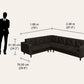 Zompy Sofa (Dark Brown)