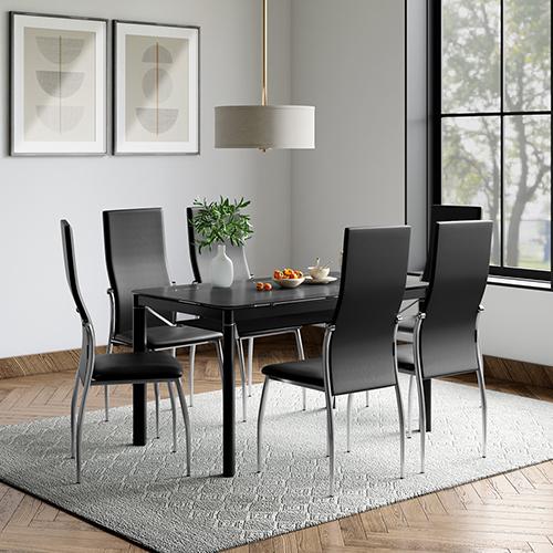 Brawn 6 Seater Dining Table Set