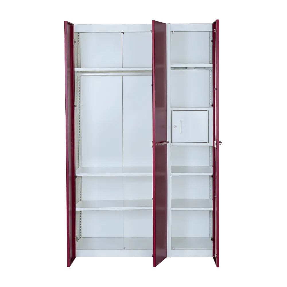 Geeken Broadway With Locker 3 Door Steel Almirah