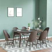 Nilkamal Bentley 6 Seater Dining Set (Brown)