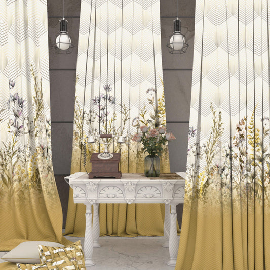 BHS interio Premium Customized Blackout Curtain with Lining for Doors & Windows