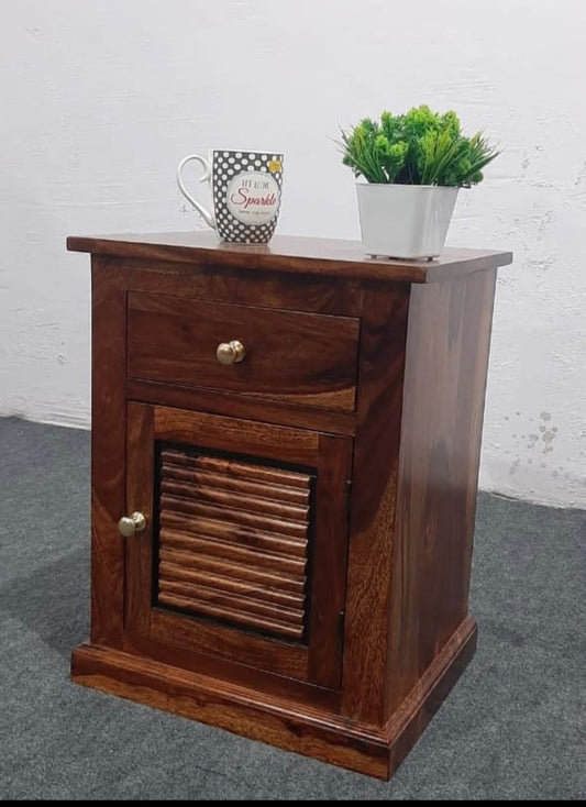 Sheesham Wood Bedside Table - Wooden Group Design