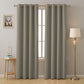BHS interio Premium Customized Plain Blackout Curtain with Lining for Doors & Windows, Grey