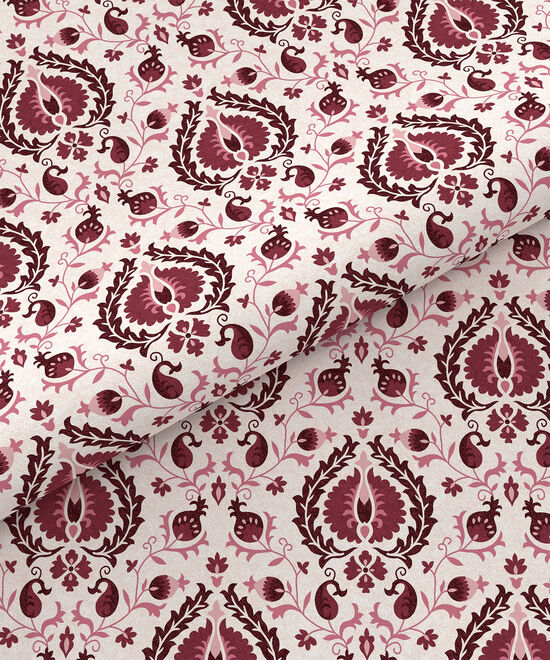 Trident King Size Bedsheet Collection-Aroma Strawberry