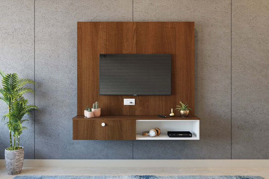 BHS Interio Modern TV Unit Wall Paneling with Laminate