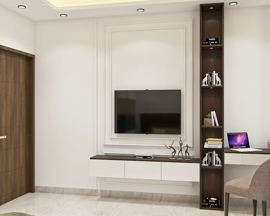 BHS Interio Modern TV Unit Wall Paneling with Wall trims