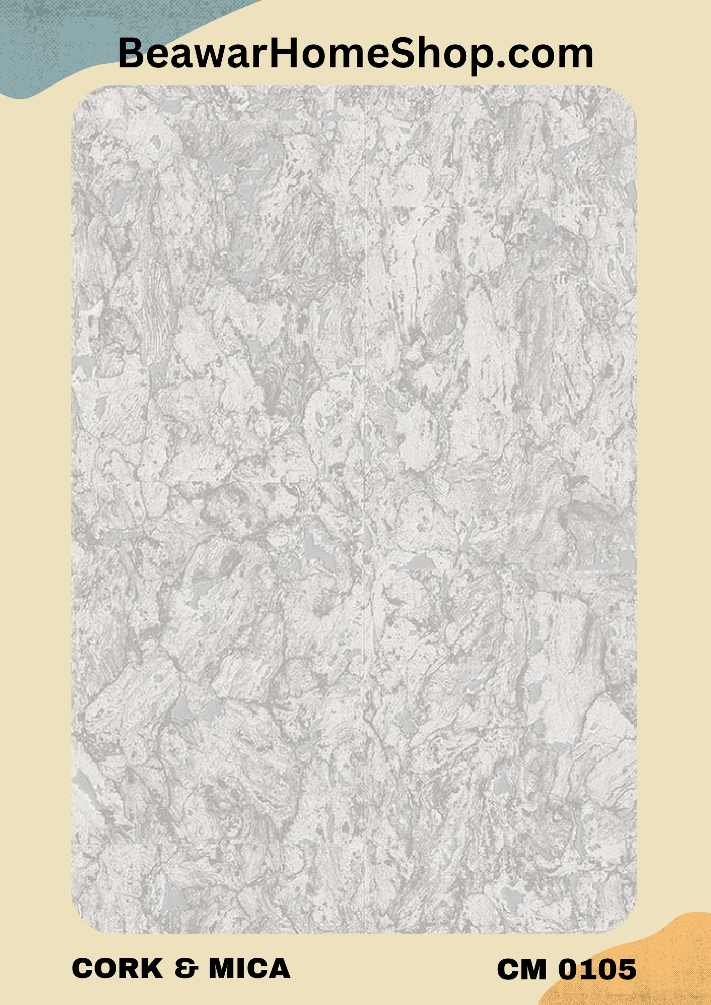 DC Cork & Mica Effect Wallpaper CM 0104-06