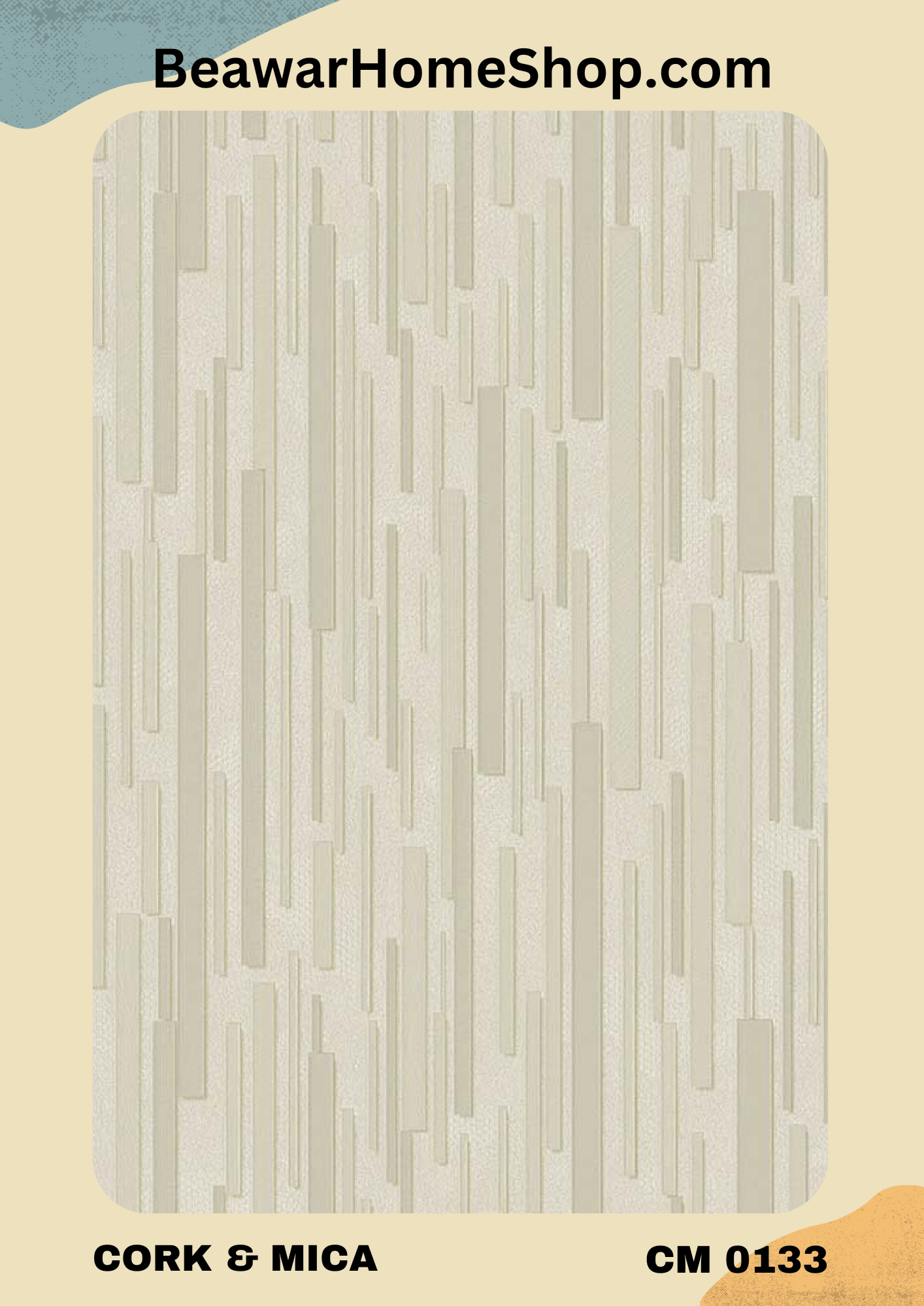 DC Cork & Mica Effect Wallpaper CM 0131-34